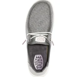 - Women's Wendy Metallic Sparkle - Sneaker < HeyDude Hot