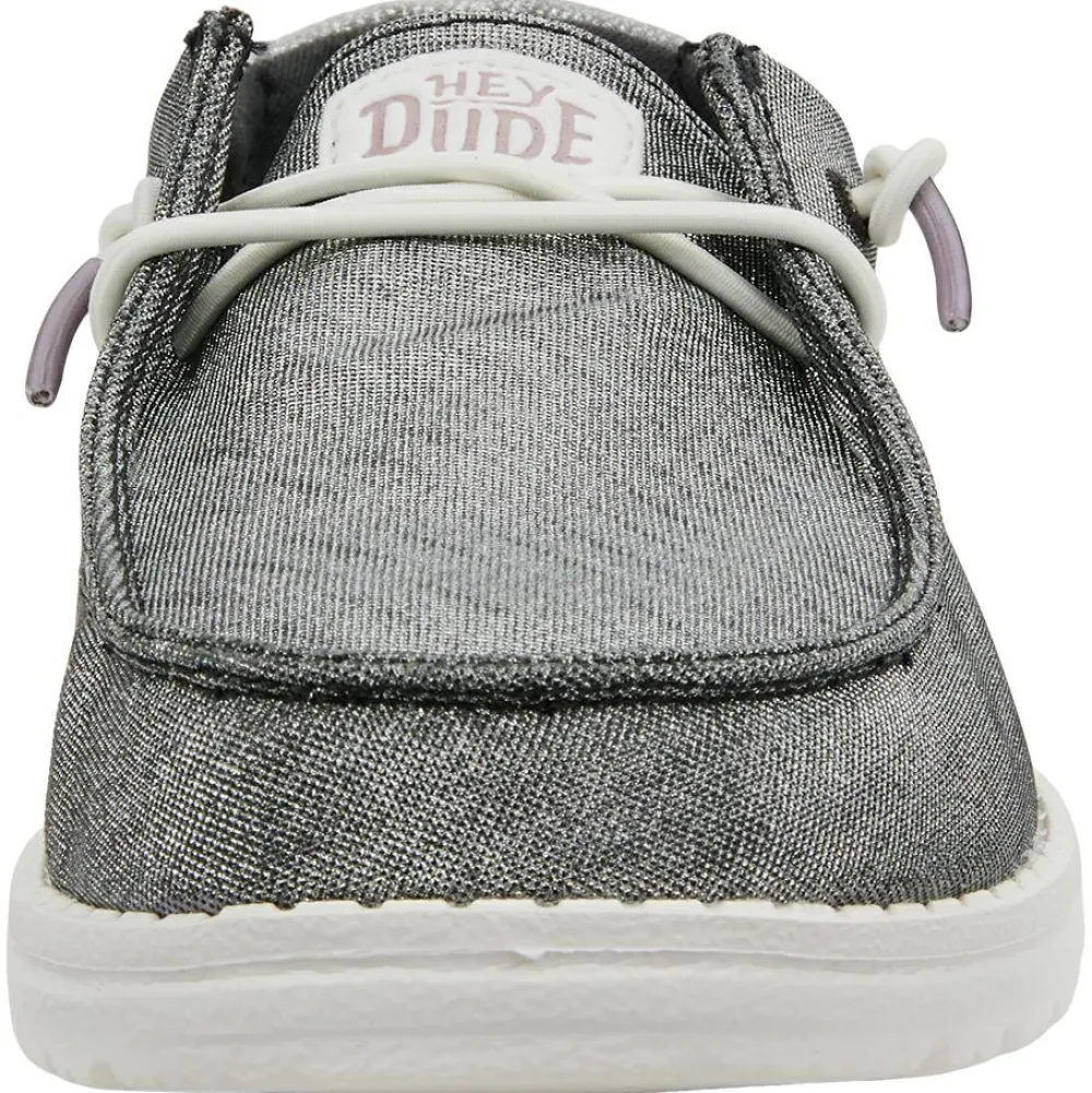 - Women's Wendy Metallic Sparkle - Sneaker < HeyDude Hot