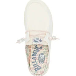 HeyDude Sneaker-- Women's Wendy Slip Billabong - Sandalen Pink Multi / White