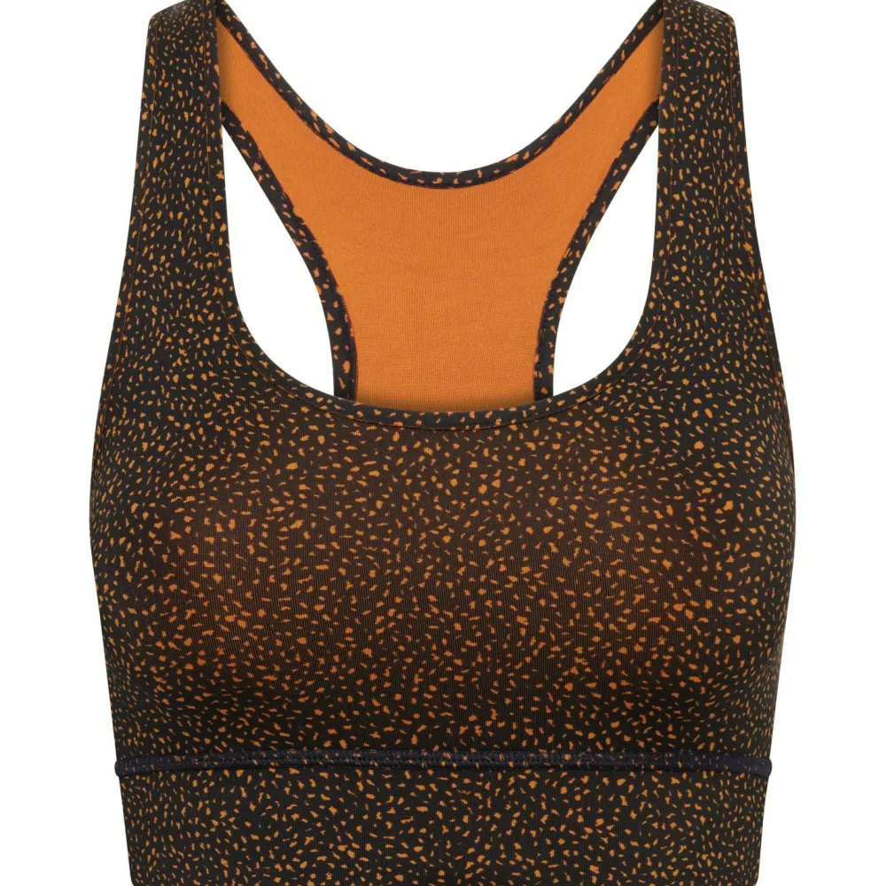 Hey Honey - Women's Bra Minimal Pumpkin - Sport-BH Orange / Multicolor Hot
