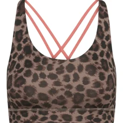 Hey Honey - Women's Criss-Cross Bra Leo - Sport-BH