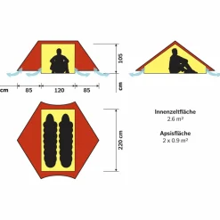 Hilleberg - Anaris - 2-Personen Zelt Hot