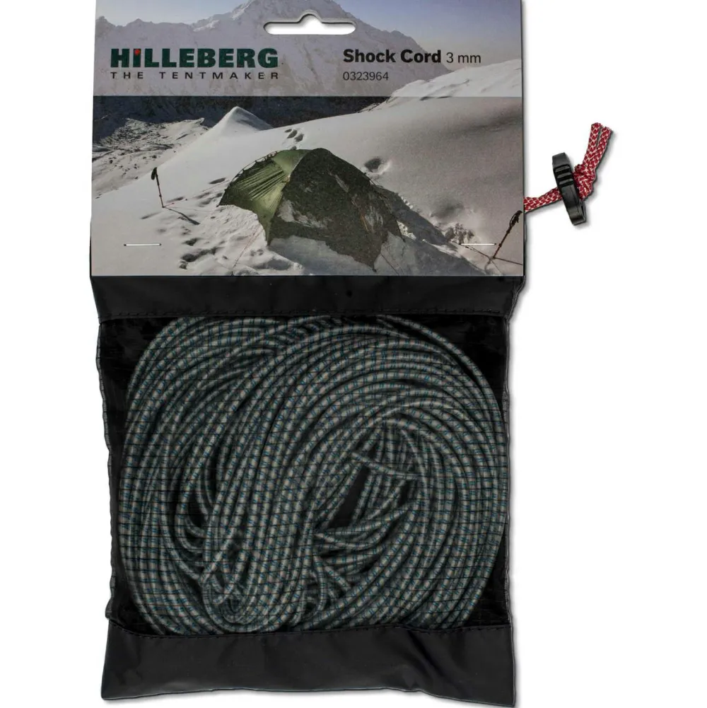 Hilleberg - Shock Cord Black / Blue Outlet
