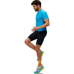 HOKA Laufbekleidung|Hosen-- Novafly Half Tight - Lauftights Black