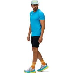 HOKA Laufbekleidung|Hosen-- Novafly Half Tight - Lauftights Black