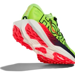 HOKA - Women's Rocket X Trail - Trailrunningschuhe Neon Yuzu / Neon Flame Outlet