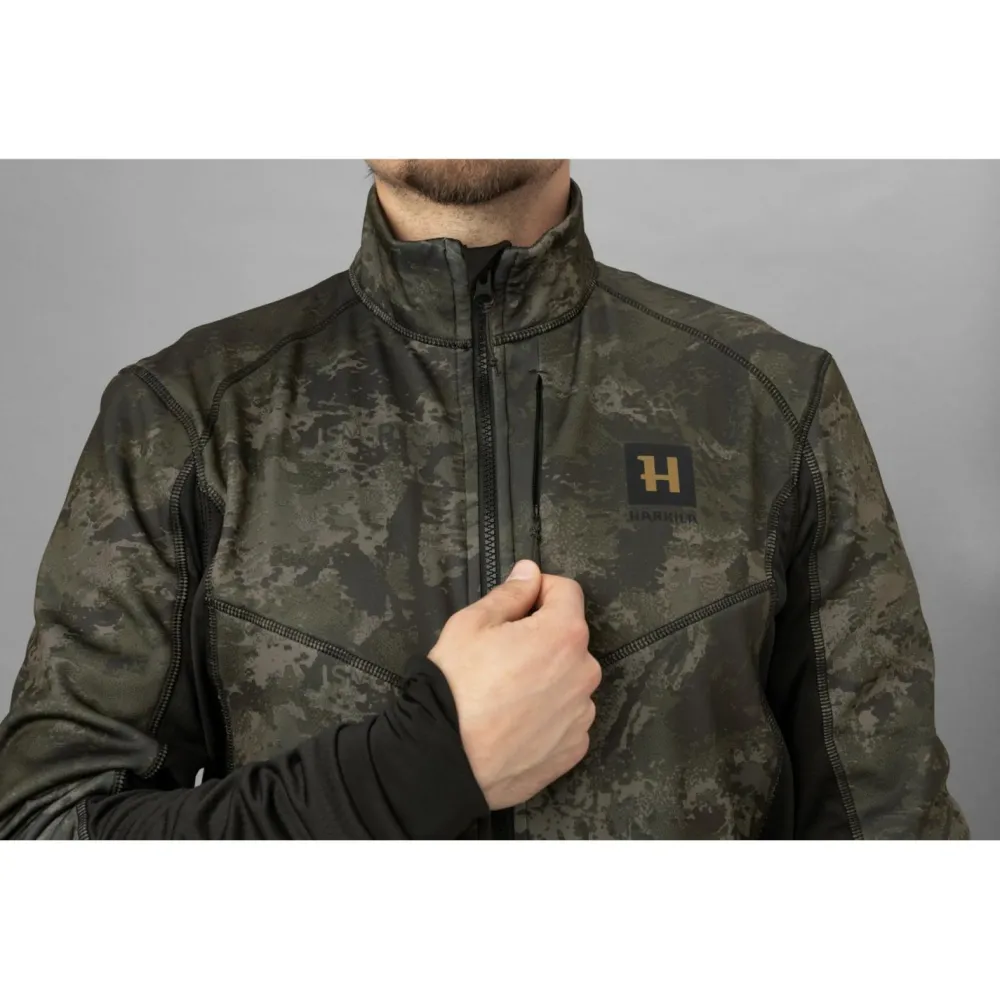 Hu00e4rkila Härkila - Noctyx Camo Fleecejacke - Fleecejacke Axis MSP Black / Black Outlet