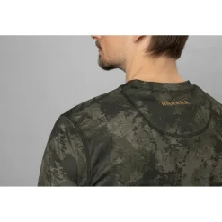 Hu00e4rkila Trekkingbekleidung|Wanderbekleidung-Härkila - Noctyx Camo Langarmshirt - Longsleeve Axis MSP Black