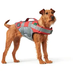 Hunter - Swimming Vest Moss - Hundegeschirr Rot Reflective
