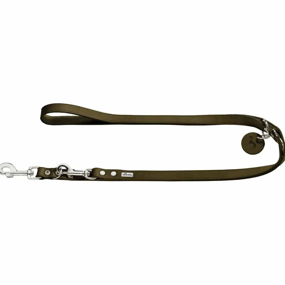 - Verstellbare Führleine Leder - Hundeleine < Hunter