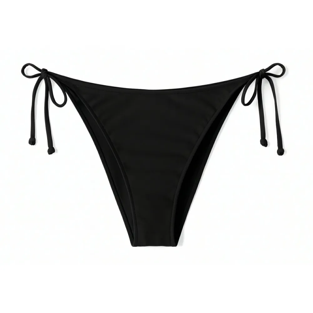Hurley - Women's Ribbon Regular Fit Solid Color Reversible - Bikini-Bottom