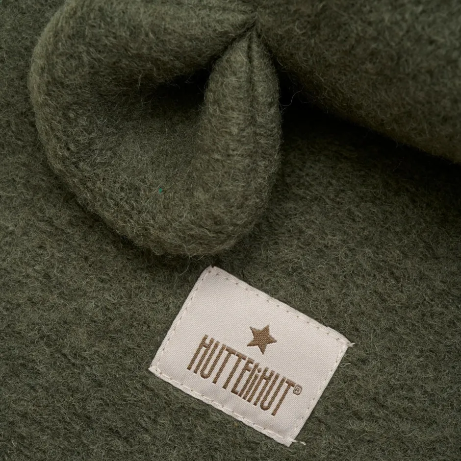Huttelihut Trekkingbekleidung|Kopfbedeckungen-- Kid's Balaclava Ears Wool - Sturmhaube