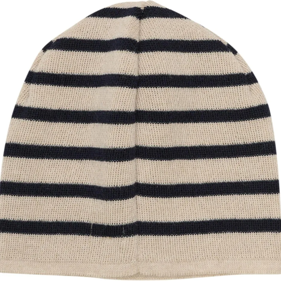 Huttelihut - Kid's Beanie Stripe Wool Knit - Mütze