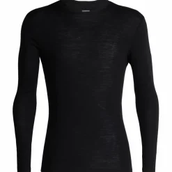 Icebreaker - 175 Everyday L/S Crewe - Merinounterwäsche Black New