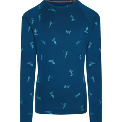 - Kid's Merino 200 Oasis L/S Crewe Snow Day - Merinounterwäsche < Icebreaker Best
