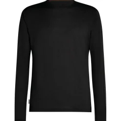 Icebreaker Alltagsbekleidung|T-Shirts-- Merino 150 Ace L/S Tee - Merinoshirt Black