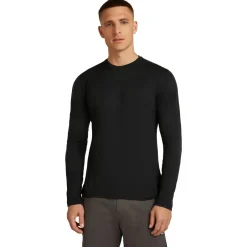 Icebreaker Alltagsbekleidung|T-Shirts-- Merino 150 Ace L/S Tee - Merinoshirt Black