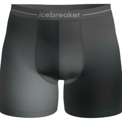 Icebreaker Wanderbekleidung|Merinounterwäsche-- Merino 150 Anatomica Boxers Transition - Merinounterwäsche Obsidian / Proto Grey / Black