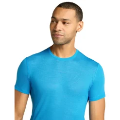 Icebreaker Trekkingbekleidung|Alltagsbekleidung-- Merino 75 Cool-Lite Featherlight S/S Crewe - Merinounterwäsche Black