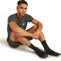Icebreaker Wandersocken|Socken-- Merino Hike+ Ultralight Quarter - Wandersocken Black / Obsidian
