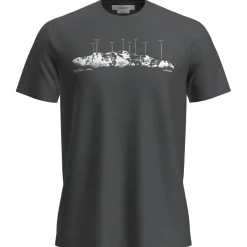 Icebreaker Alltagsbekleidung|Wanderbekleidung-- Merino 150 Tech Lite S/S Tee The Peaks - Merinoshirt