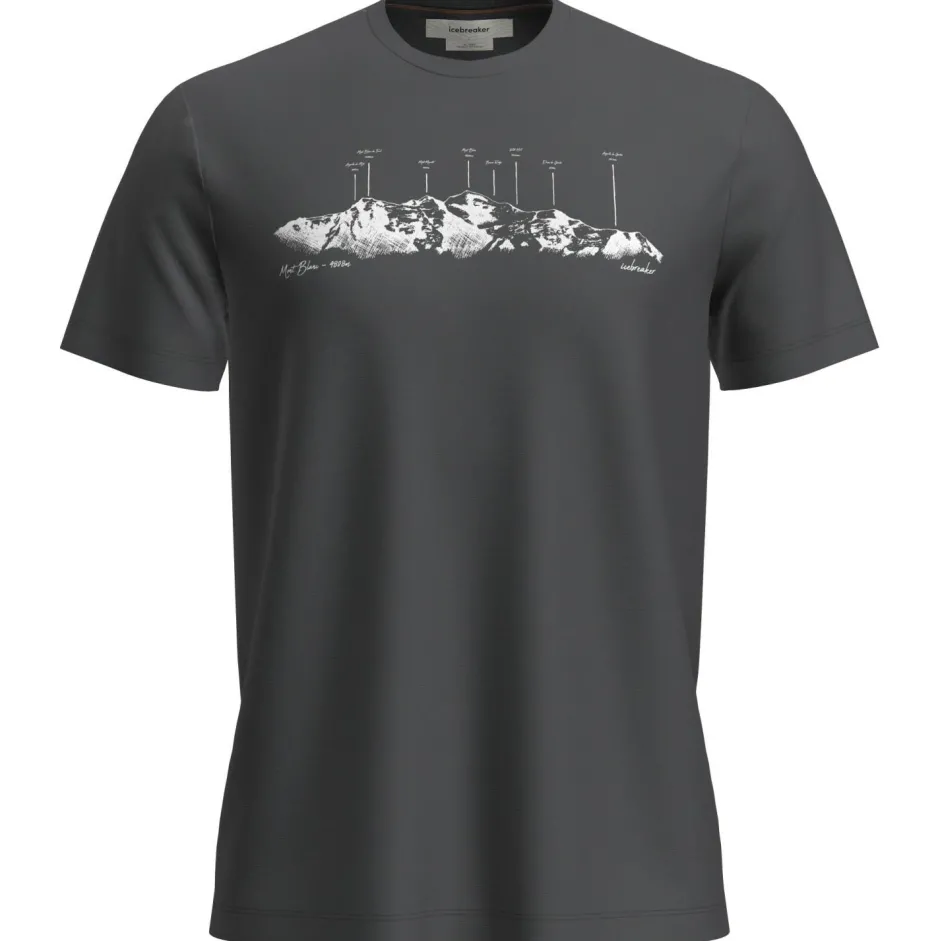 Icebreaker Alltagsbekleidung|Wanderbekleidung-- Merino 150 Tech Lite S/S Tee The Peaks - Merinoshirt