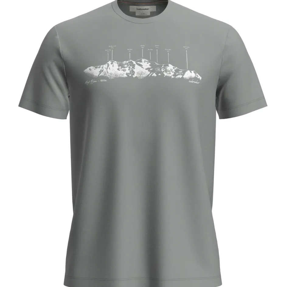 Icebreaker Alltagsbekleidung|Wanderbekleidung-- Merino 150 Tech Lite S/S Tee The Peaks - Merinoshirt