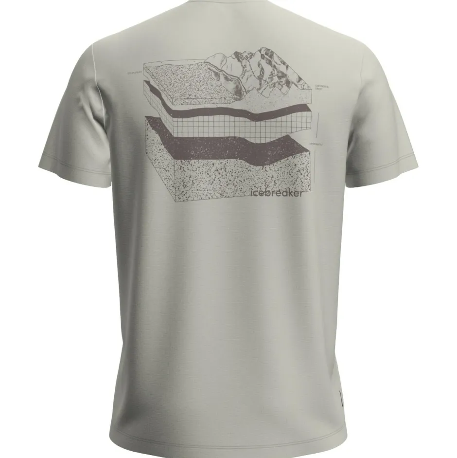 Icebreaker Alltagsbekleidung|Wanderbekleidung-- Merino 150 Tech Lite S/S Tee Evolving Layers - Merinoshirt