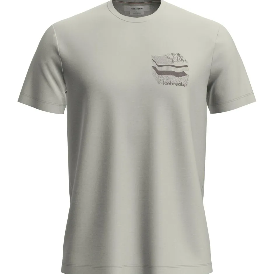 Icebreaker Alltagsbekleidung|Wanderbekleidung-- Merino 150 Tech Lite S/S Tee Evolving Layers - Merinoshirt