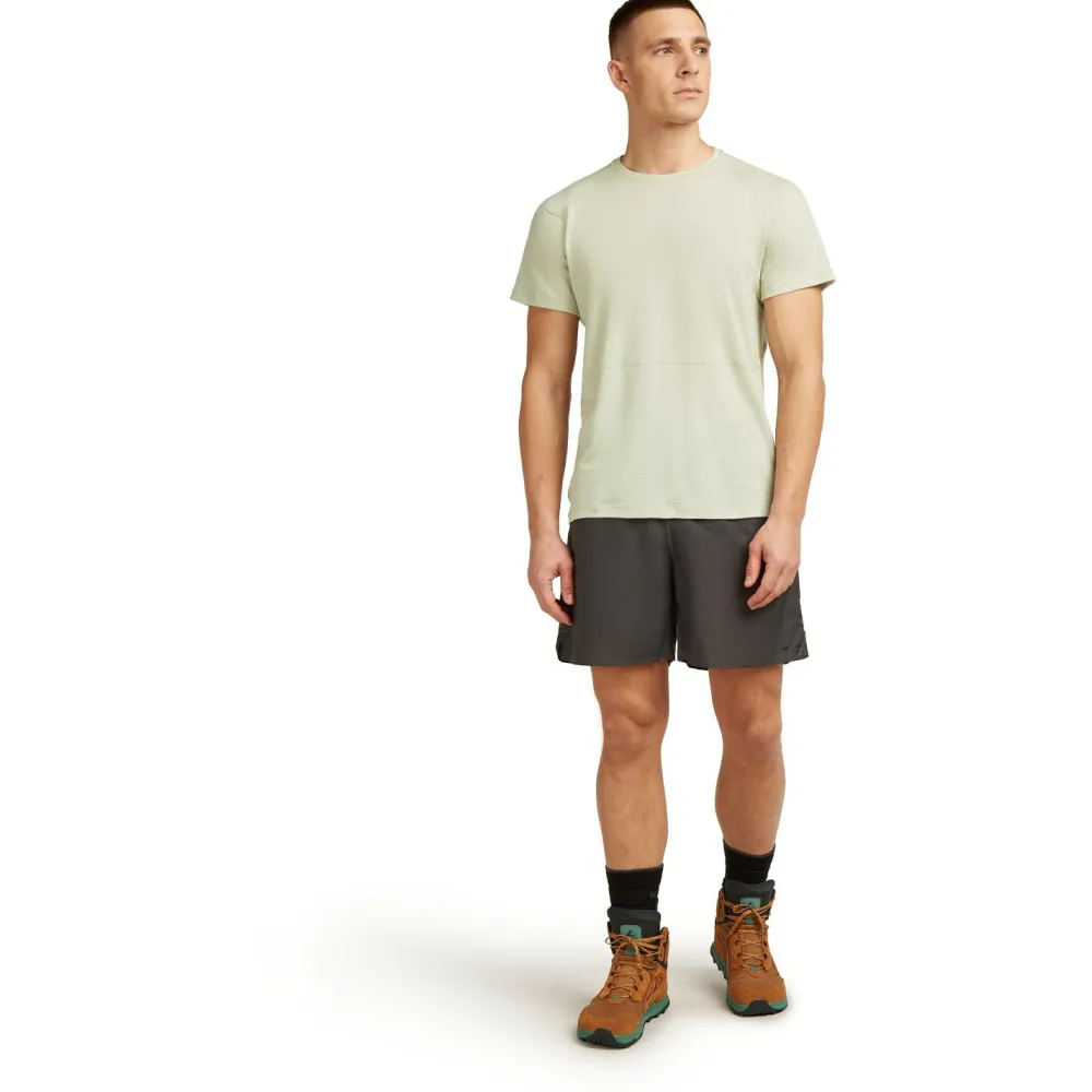 Icebreaker - Merino 200 Waffle Elevation S/S Tee - Merinoshirt Obsidian Clearance