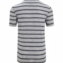 Icebreaker - Wave S/S Tee Stripe - Merinoshirt Online
