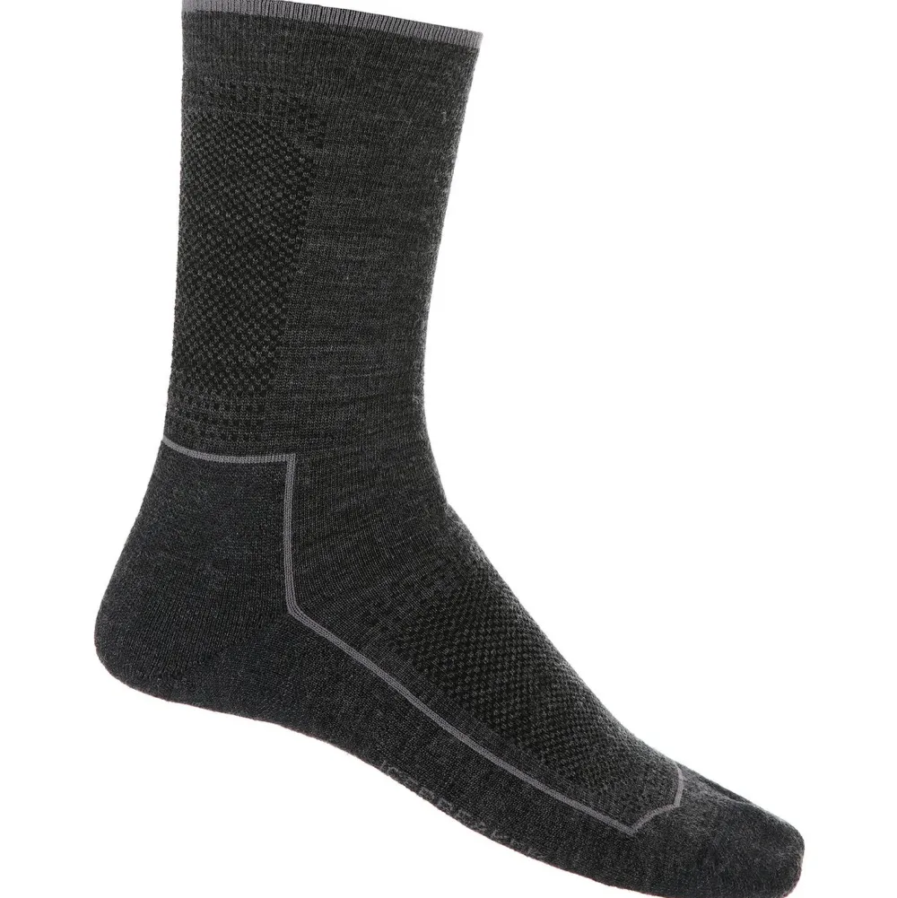 Icebreaker - Women's Hike Cool-Lite 3Q Crew - Wandersocken Jet Heather / Monsoon