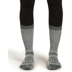 Icebreaker - Women's Merino Hike+ Mountaineer Mid Calf - Wandersocken Jet Heather / Black Sale