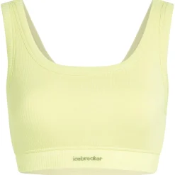 Icebreaker - Women's Merino Rib Lotus Bra - Sport-BH Citrine Best