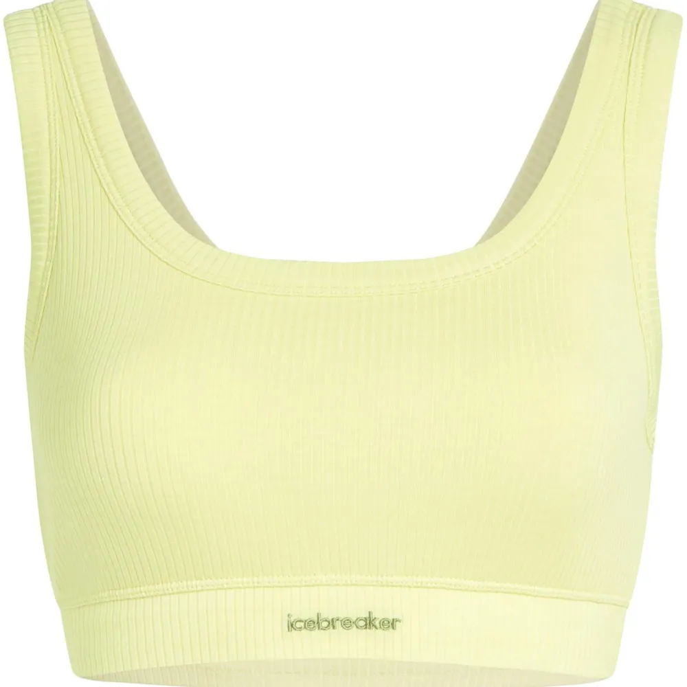 Icebreaker - Women's Merino Rib Lotus Bra - Sport-BH Citrine Best