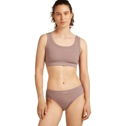 Icebreaker - Women's Merino Rib Lotus Bra - Sport-BH Citrine Best