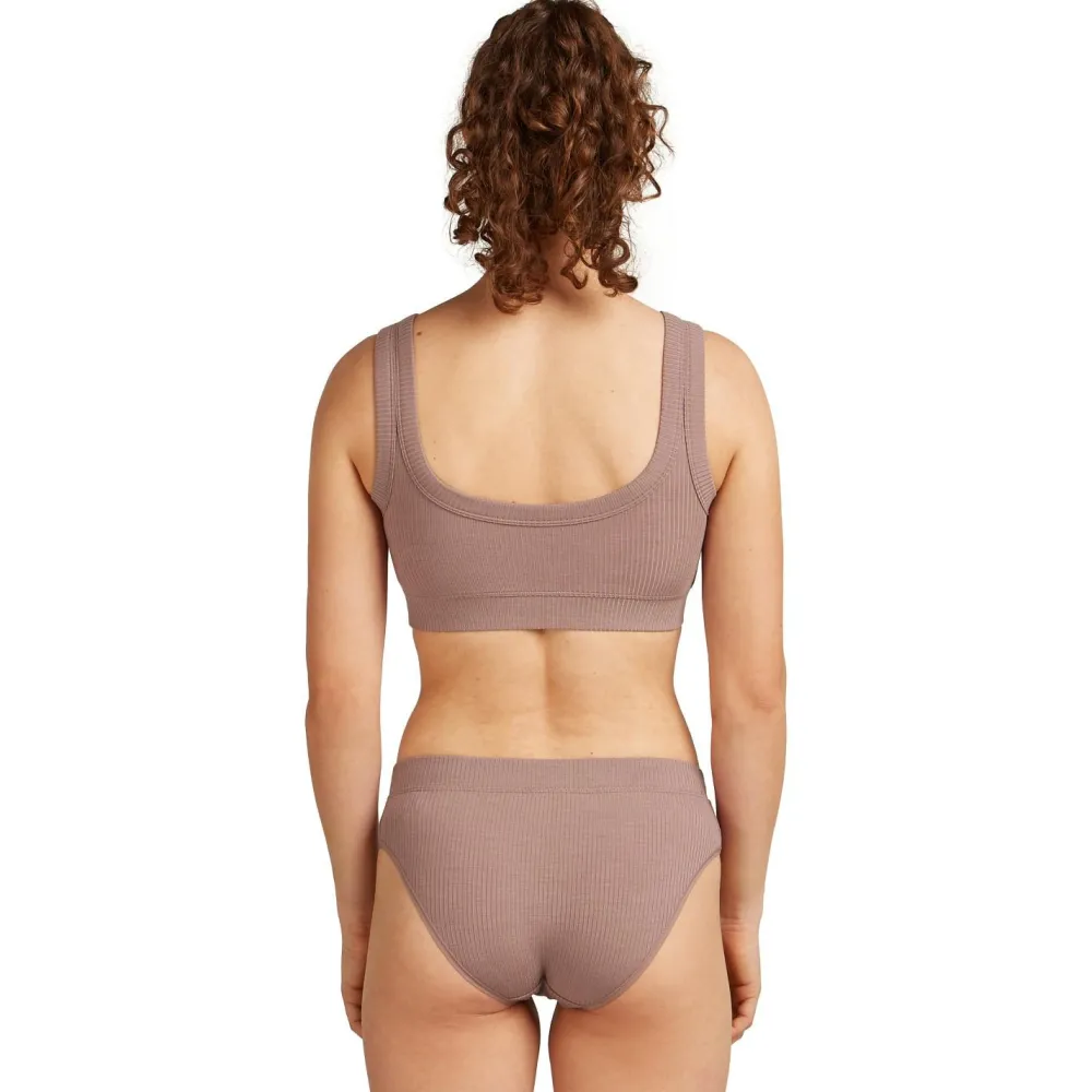 Icebreaker - Women's Merino Rib Lotus Bra - Sport-BH Citrine Best