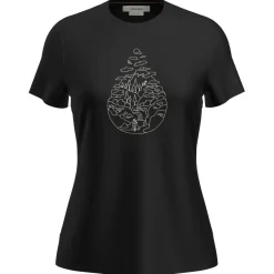 Icebreaker Alltagsbekleidung|Wanderbekleidung-- Women's Merino 150 Tech Lite III S/S Hike Path - Merinoshirt