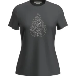 Icebreaker Alltagsbekleidung|Wanderbekleidung-- Women's Merino 150 Tech Lite III S/S Hike Path - Merinoshirt