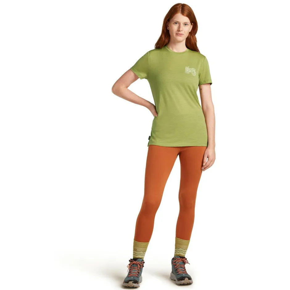 Icebreaker Trekkingbekleidung|Wanderbekleidung-- Women's Merino 150 Tech Lite S/S Adventure Ride - Merinoshirt