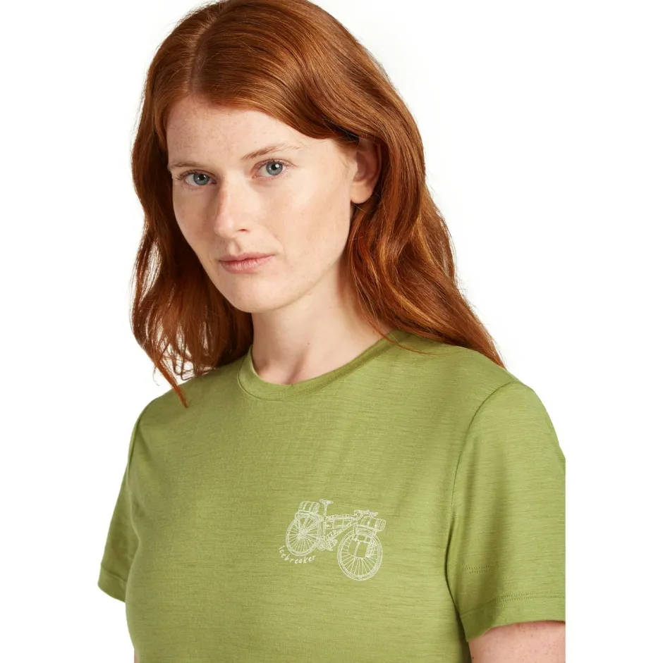 Icebreaker Trekkingbekleidung|Wanderbekleidung-- Women's Merino 150 Tech Lite S/S Adventure Ride - Merinoshirt