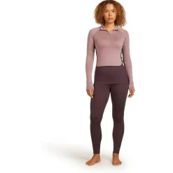 Icebreaker - Woen' erino 260 Zoneknit / Haf Zip - erinopuover