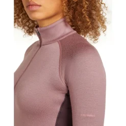 Icebreaker - Woen' erino 260 Zoneknit / Haf Zip - erinopuover