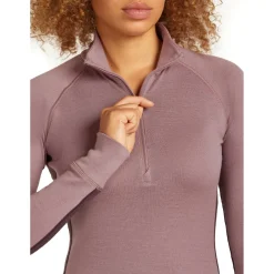 Icebreaker - Woen' erino 260 Zoneknit / Haf Zip - erinopuover