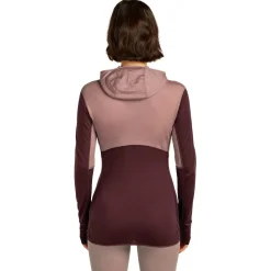Icebreaker - Women's 200 RealFleece Descender L/S Zip Hoodie - Merinohoodie Online