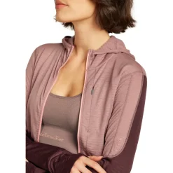 Icebreaker - Women's 200 RealFleece Descender L/S Zip Hoodie - Merinohoodie Online
