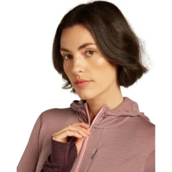Icebreaker - Women's 200 RealFleece Descender L/S Zip Hoodie - Merinohoodie Online