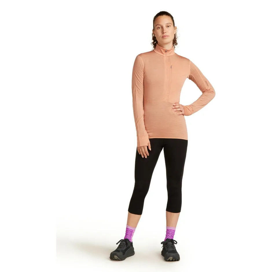 Icebreaker - Woen' Reafeece Decender / Haf Zip - erinohirt