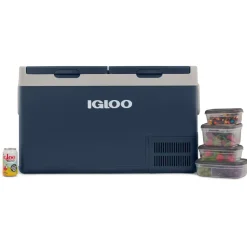 IGLOO Outdoor-Küche-- ICF 80 - Kühlbox Blue