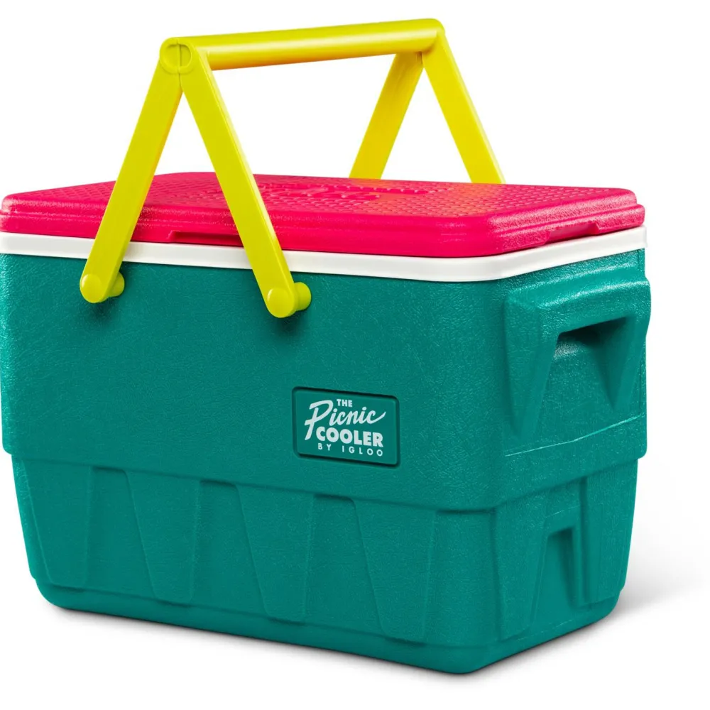 IGLOO - Retro Picnic Basket 25 - Kühlbox Jade Hot